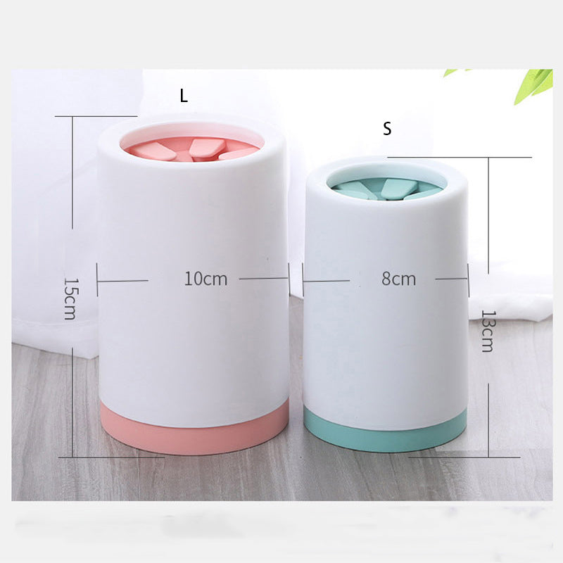 FIELORA silicone size dog paw washer for cleaning dirt and mud