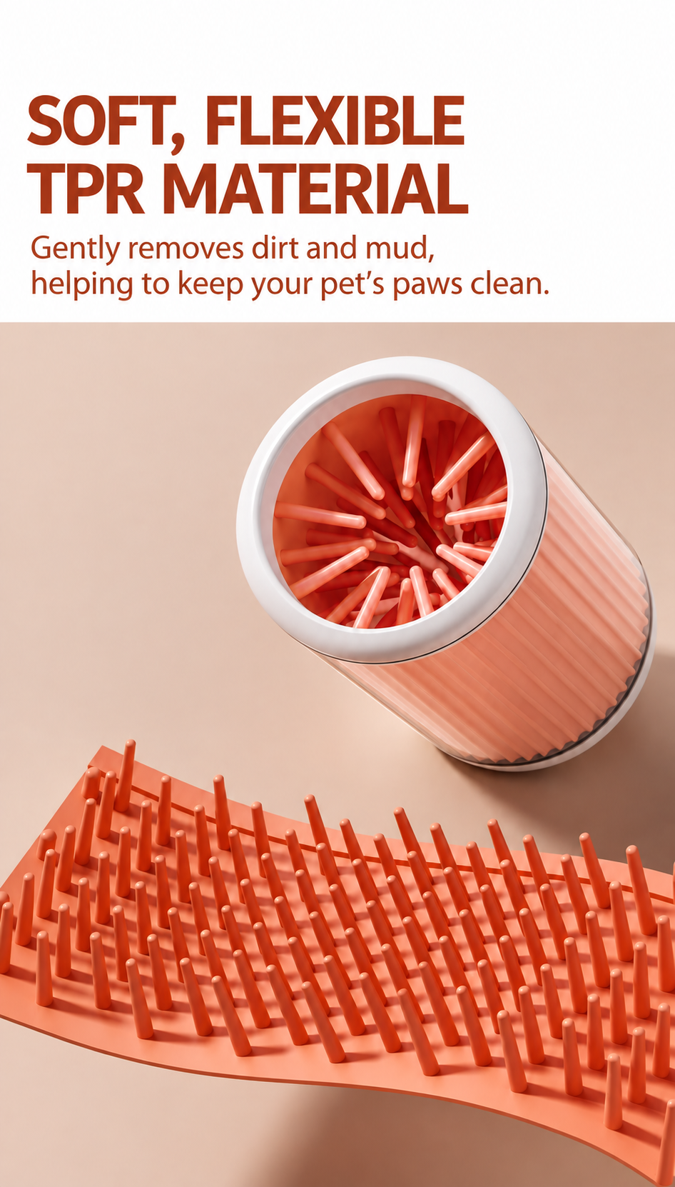 Fielora Mini Pet Paw Washer | Dog Paw Washer